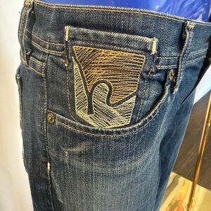 Citizens of Humanity Blue Gold Flare Jeans Size 32